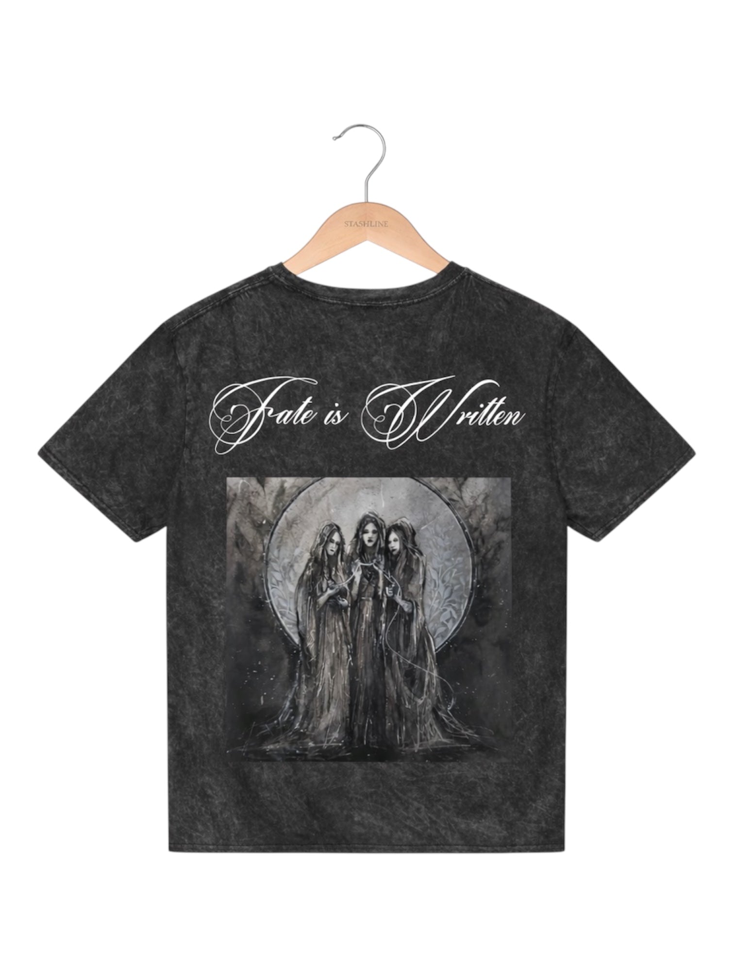 Fate is Written Acid Wash T-Shirt