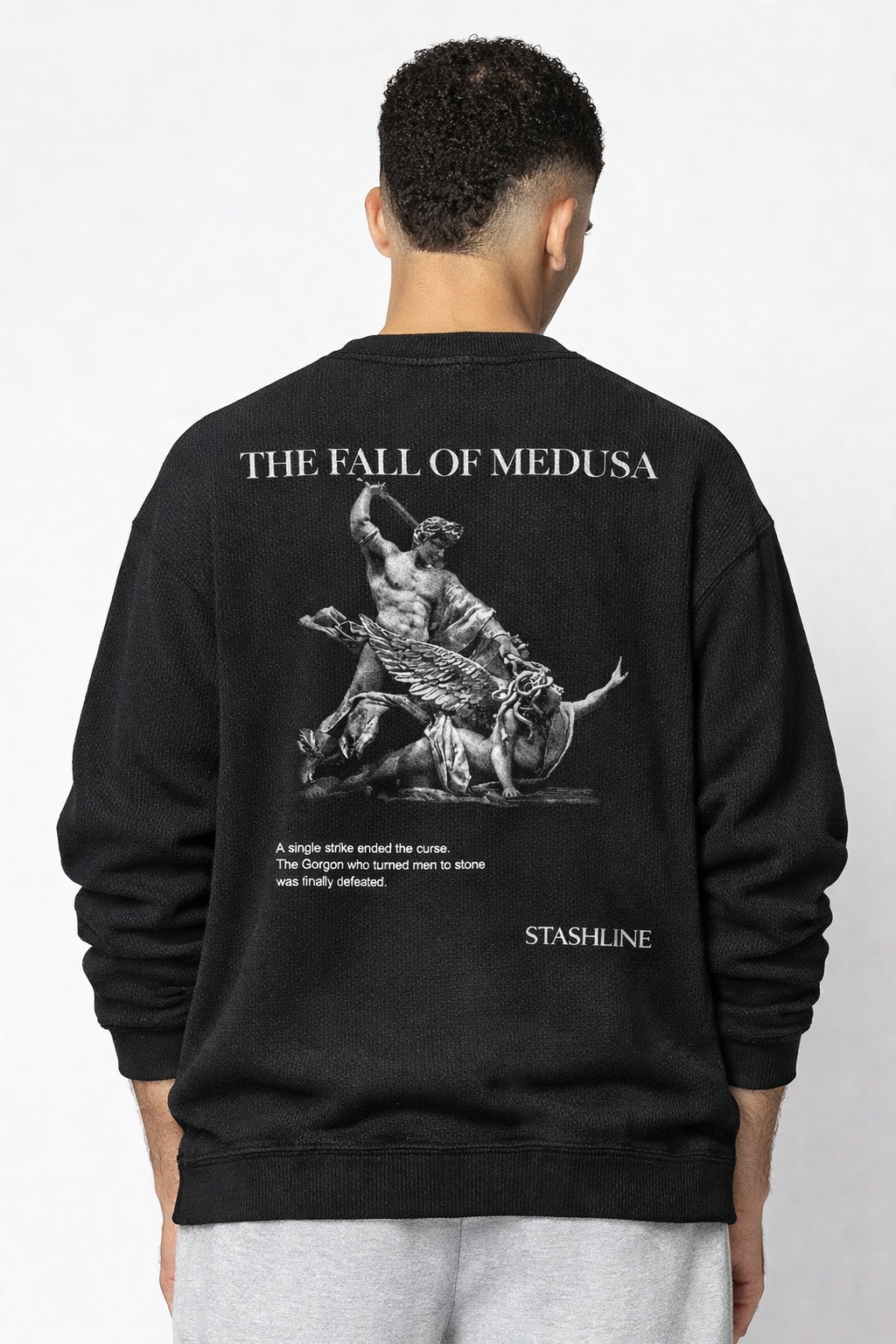Fall of Medusa Waffle Knit Tee