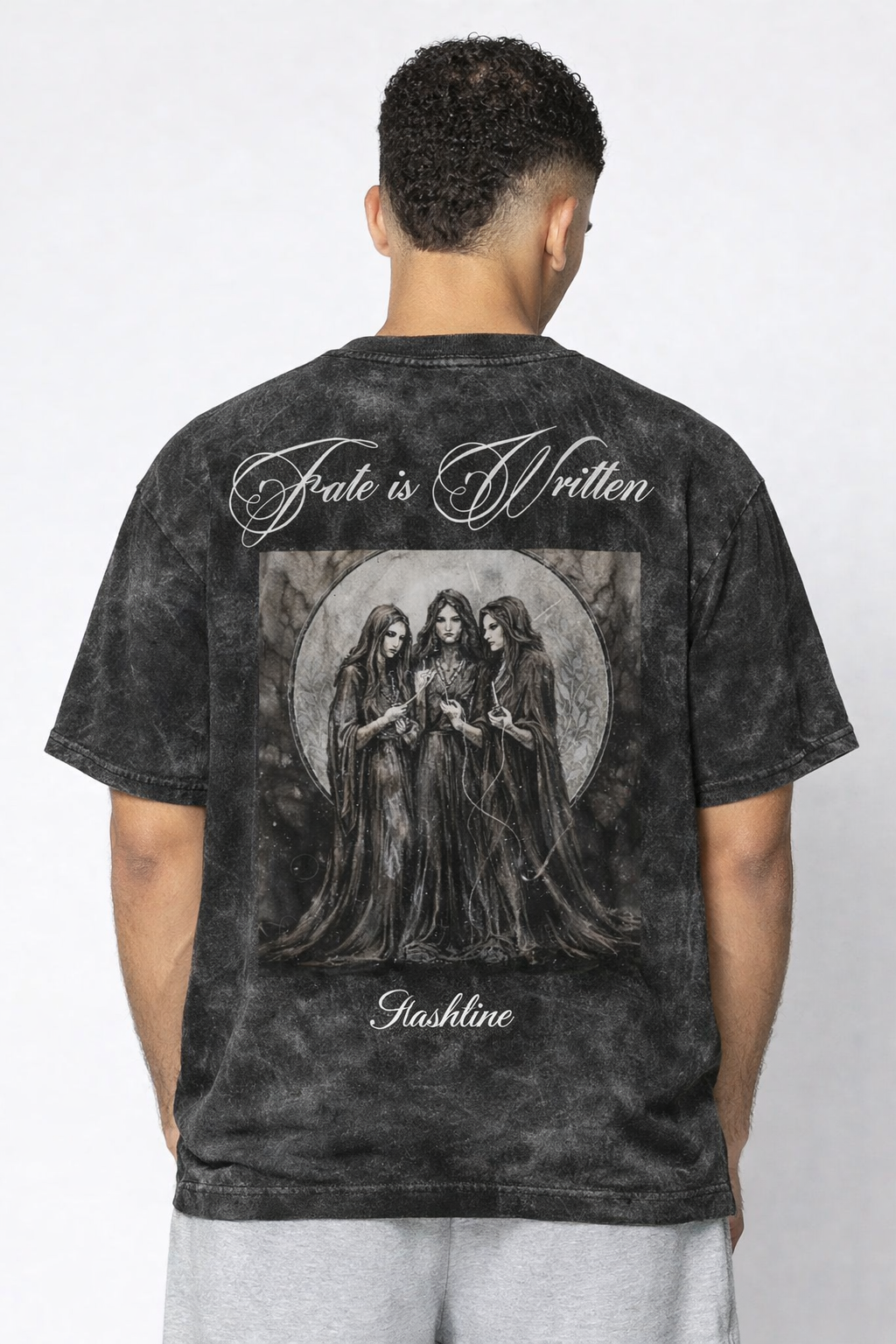 Fate is Written Acid Wash T-Shirt