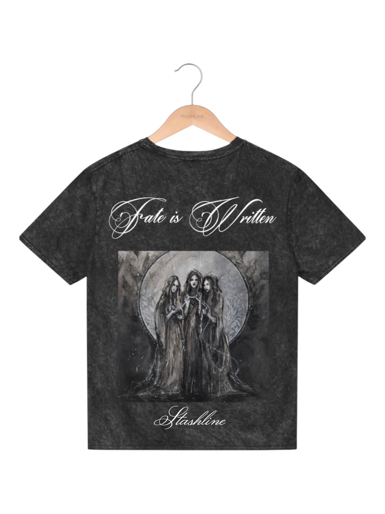 Fate is Written Acid Wash T-Shirt