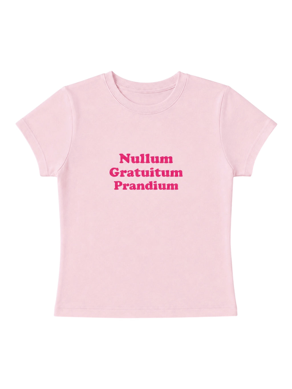 NULLUM GRATUITUM PRANDIUM BABY TEE.femme