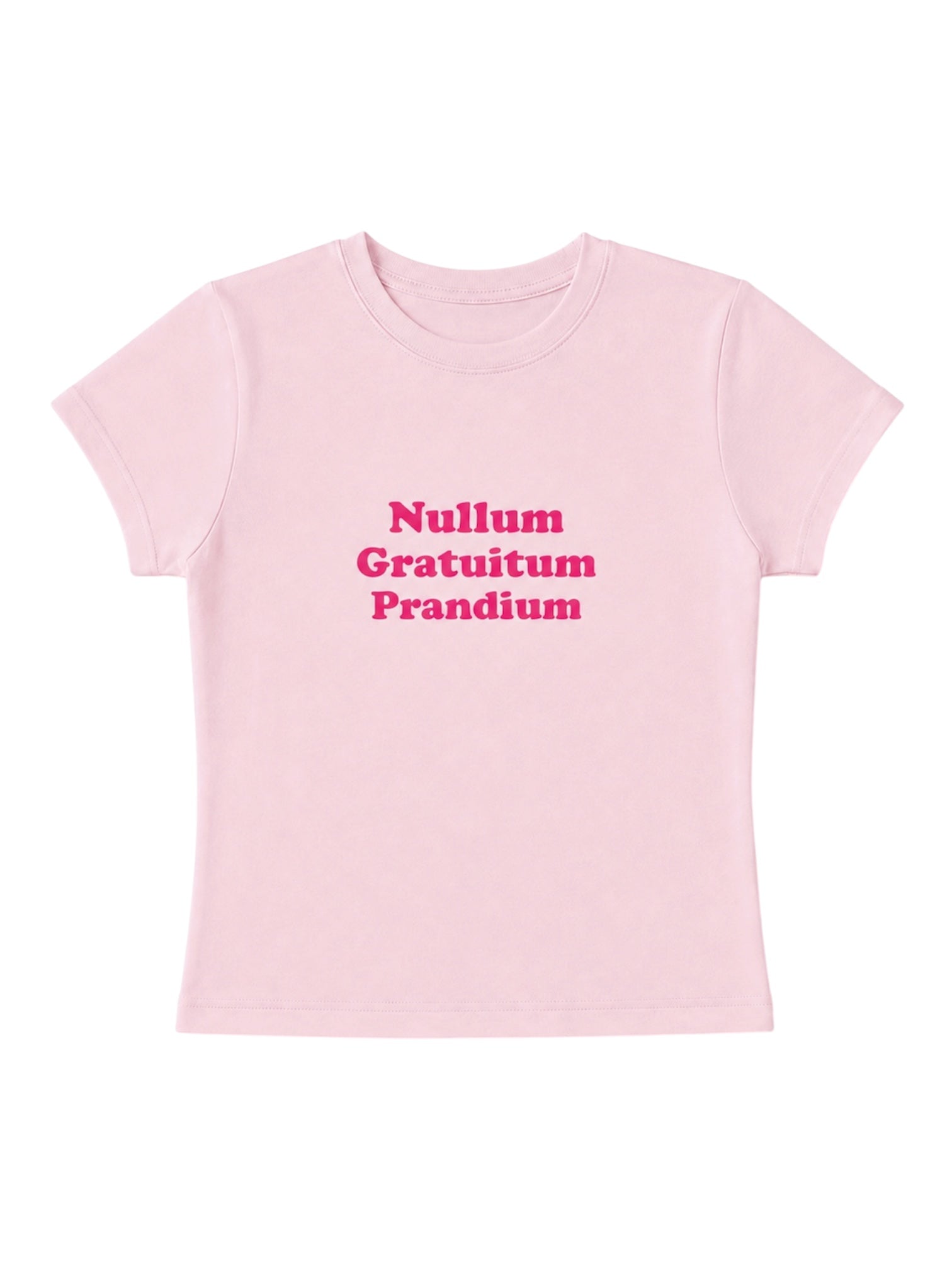 NULLUM GRATUITUM PRANDIUM BABY TEE.femme