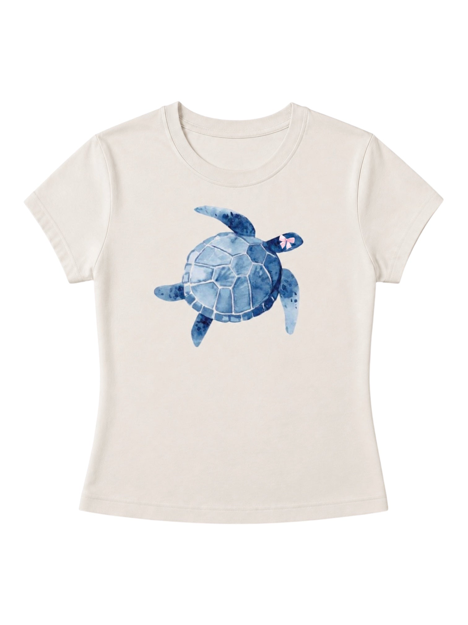 BLUE LAGOON BABY TEE.femme