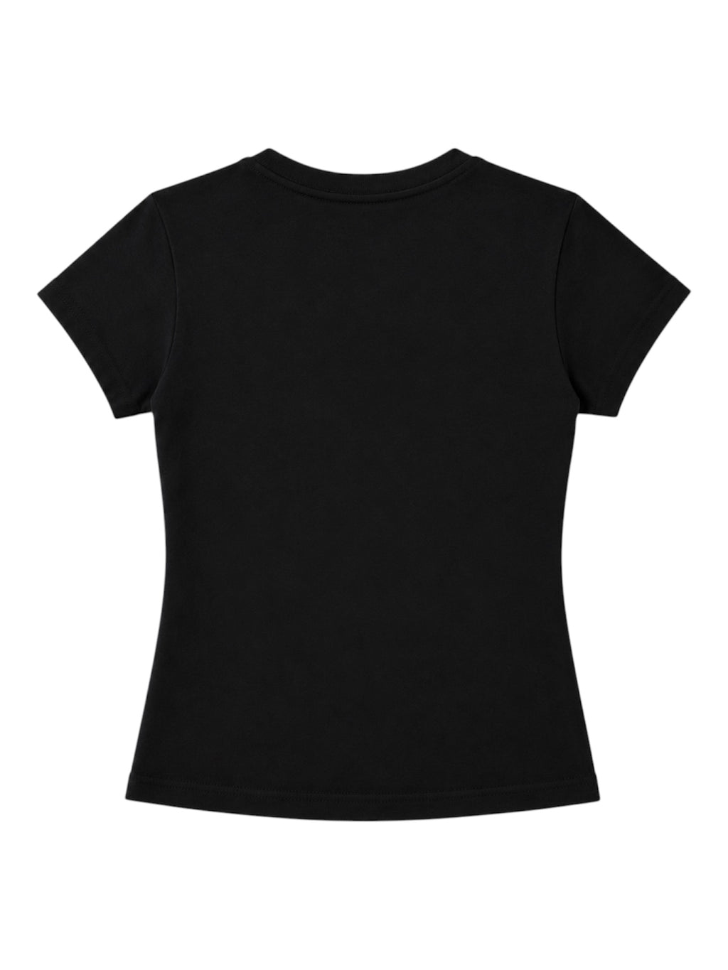 NOIR REGALIA BABY TEE.femme