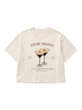 AZURE NIGHTS BOXY TEE.femme